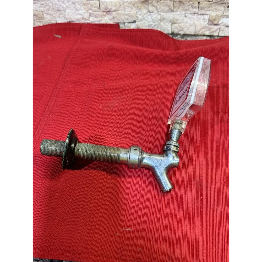 Budweiser- King of Beers Vintage Tap Handle with Keg Faucet Hardware USED!
